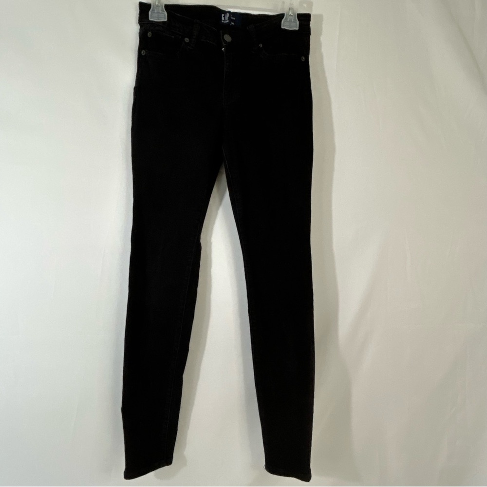 GAP Black Denim Leggings - Size 4 / 27 Regular